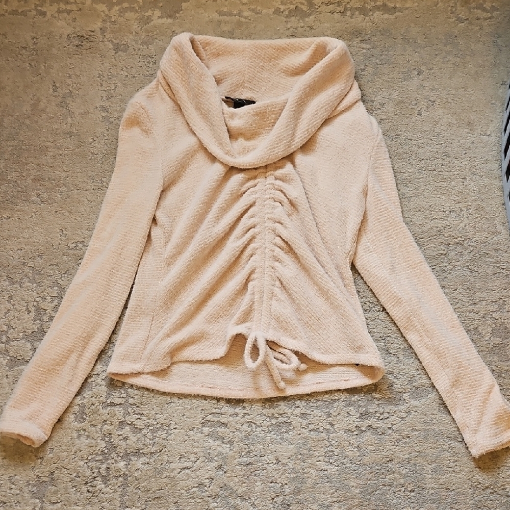 Cozy Cream Cowl Neck Sweater